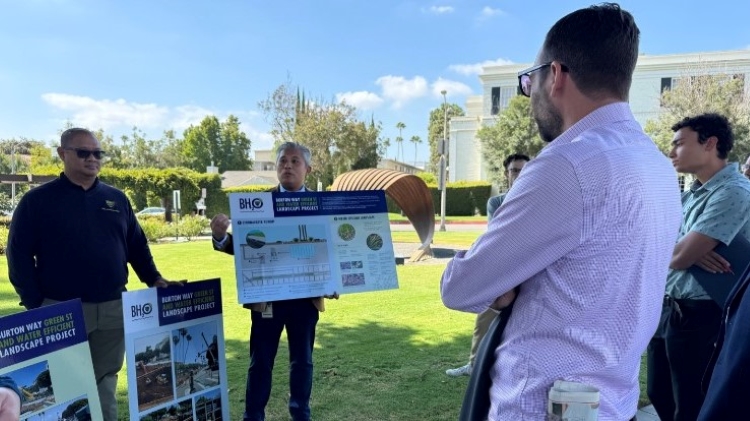 Senator Allen at Storm Water Project Presentation